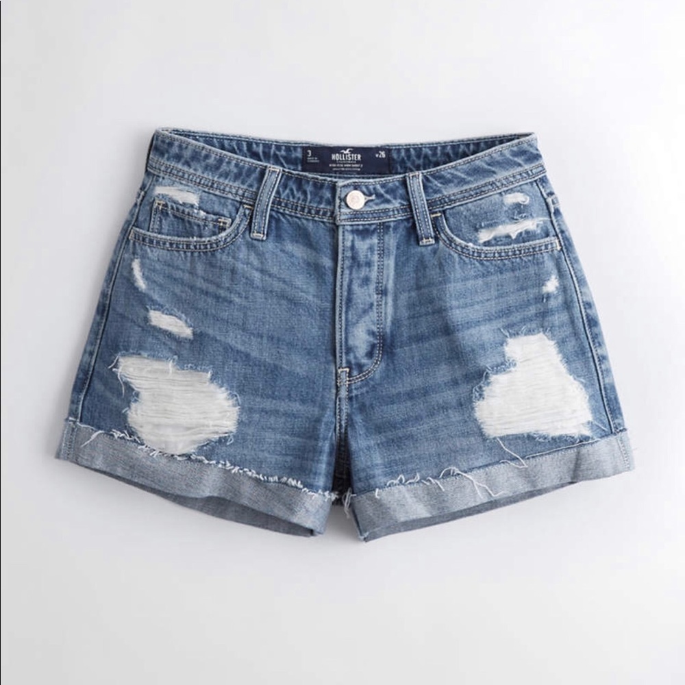 High-Rise Mom Shorts